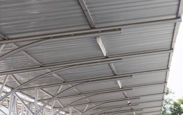installing Broken Cross metal roofing